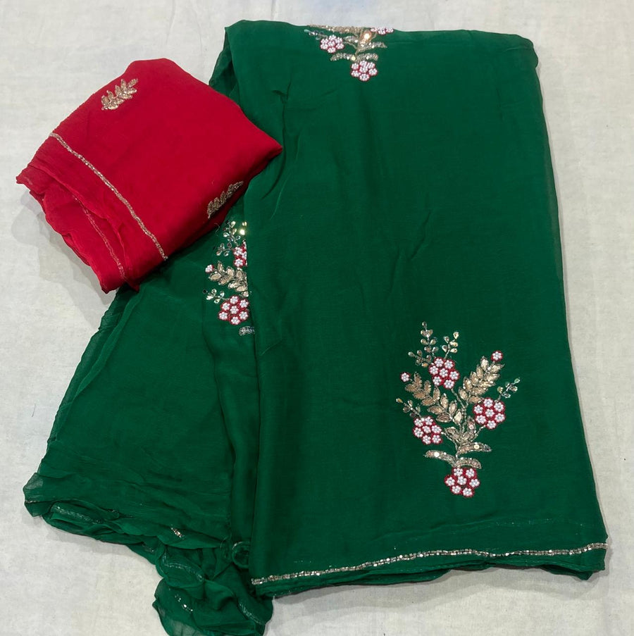 chiffon sarees