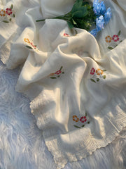 Tussar cotton dobby sarees
