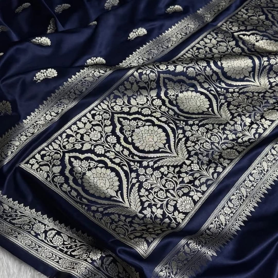 Banarasi mashru katan saree