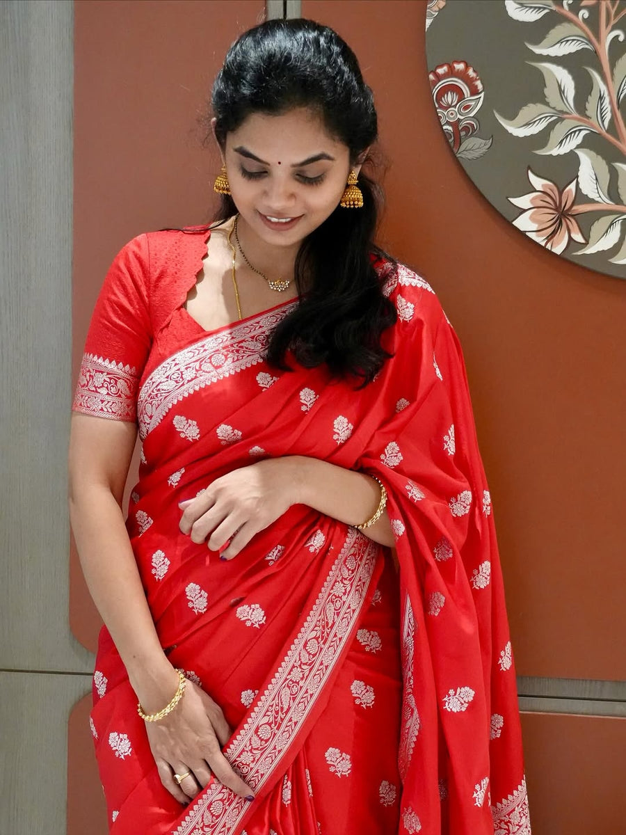 Banarasi mashru katan saree