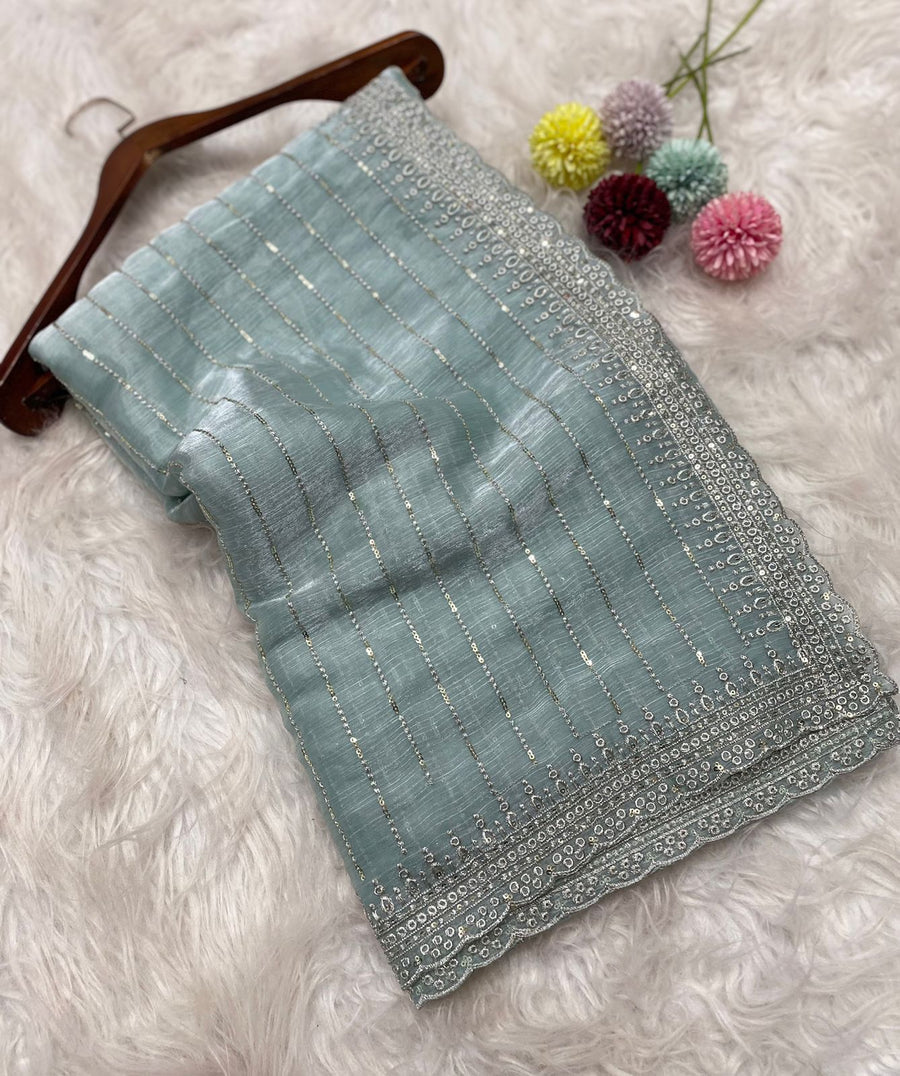 Jimmy Choo Fabric Sarees - Anvitha Collections