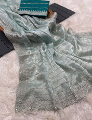 Jimmy Choo Fabric Sarees - Anvitha Collections
