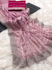 Jimmy Choo Fabric Sarees - Anvitha Collections