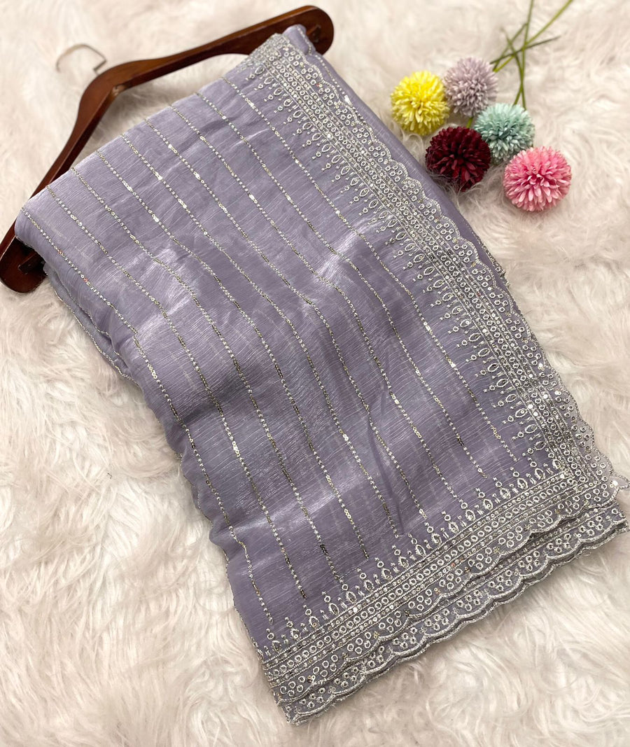 Jimmy Choo Fabric Sarees - Anvitha Collections