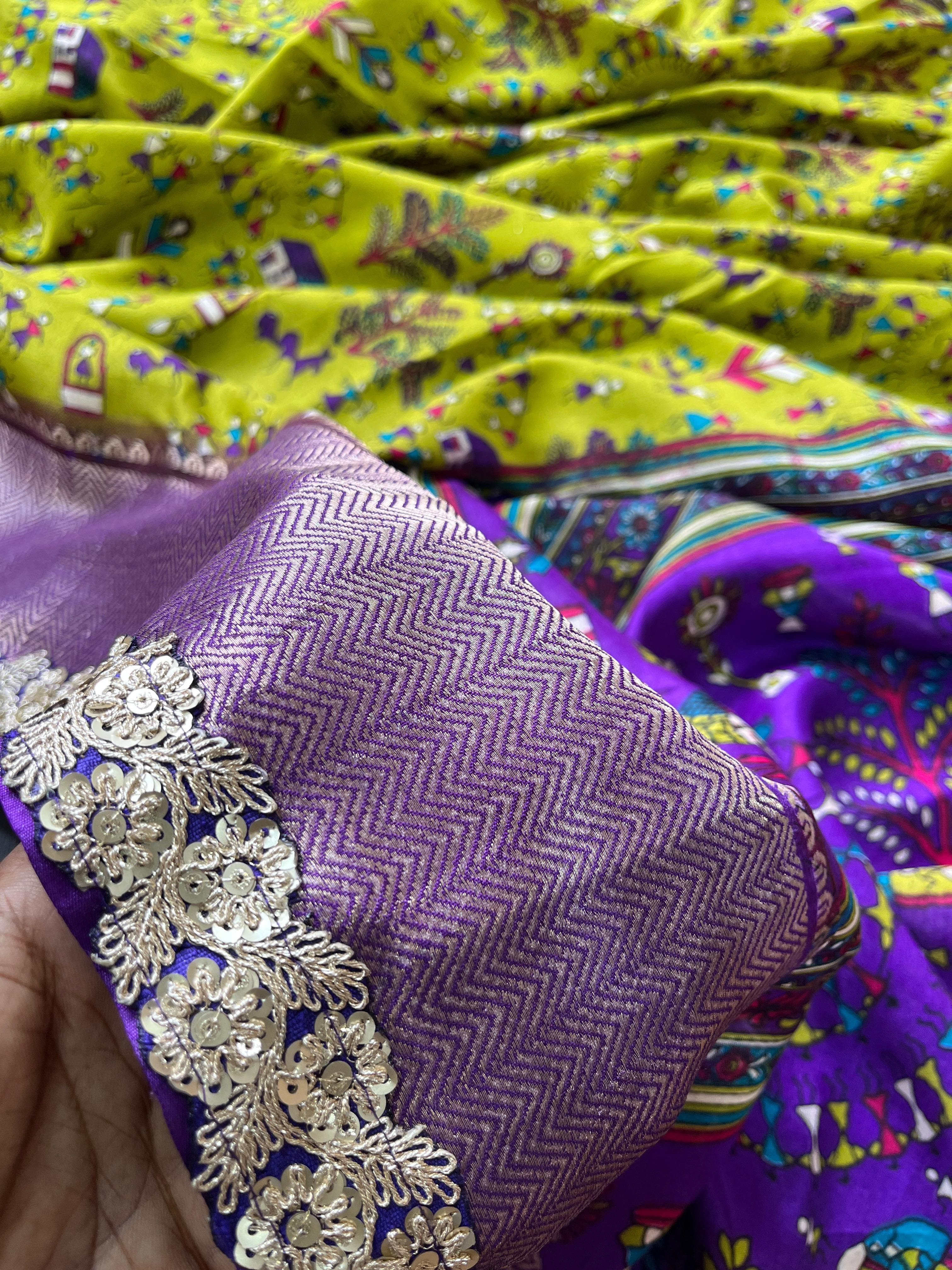 Warli print Saree - Anvitha Collections