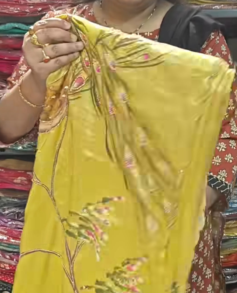 Peacock yellow - Anvitha Collections