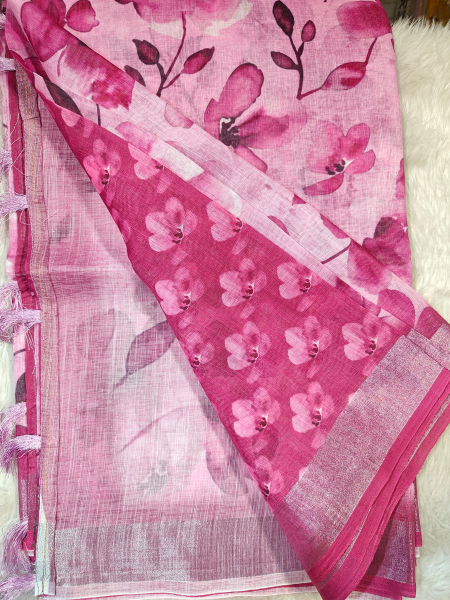 Linen Sarees