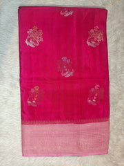 Pure Russian Silk With Contrast Blouse