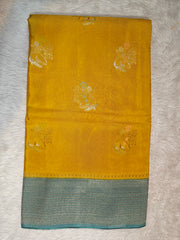 Pure Russian Silk With Contrast Blouse