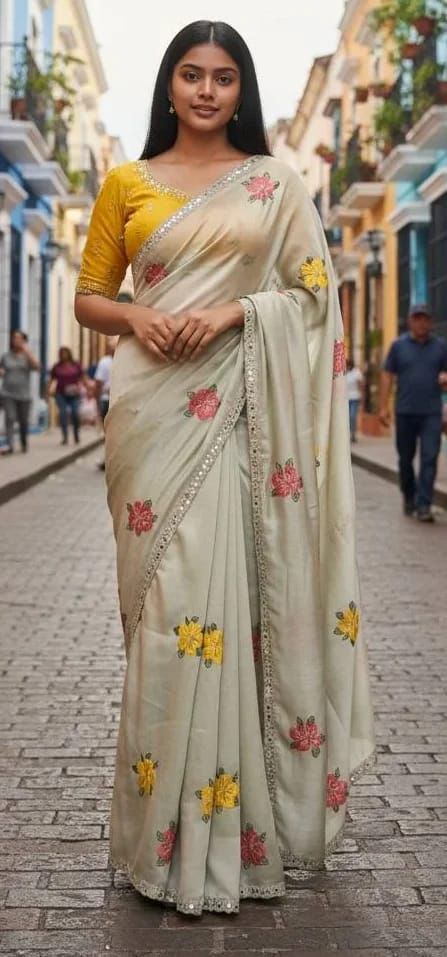 Rangoli silk saree