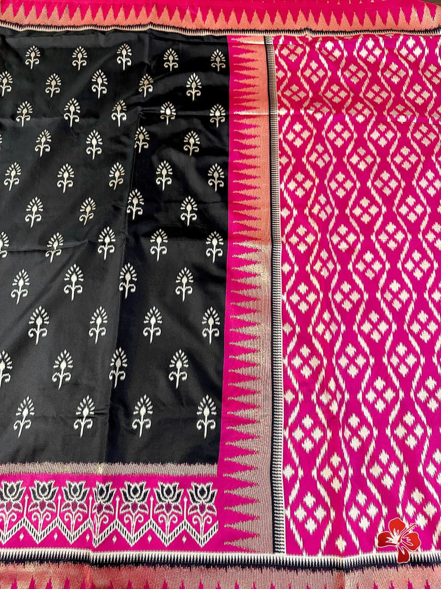 Ikkat Inspired Soft Silk Sarees