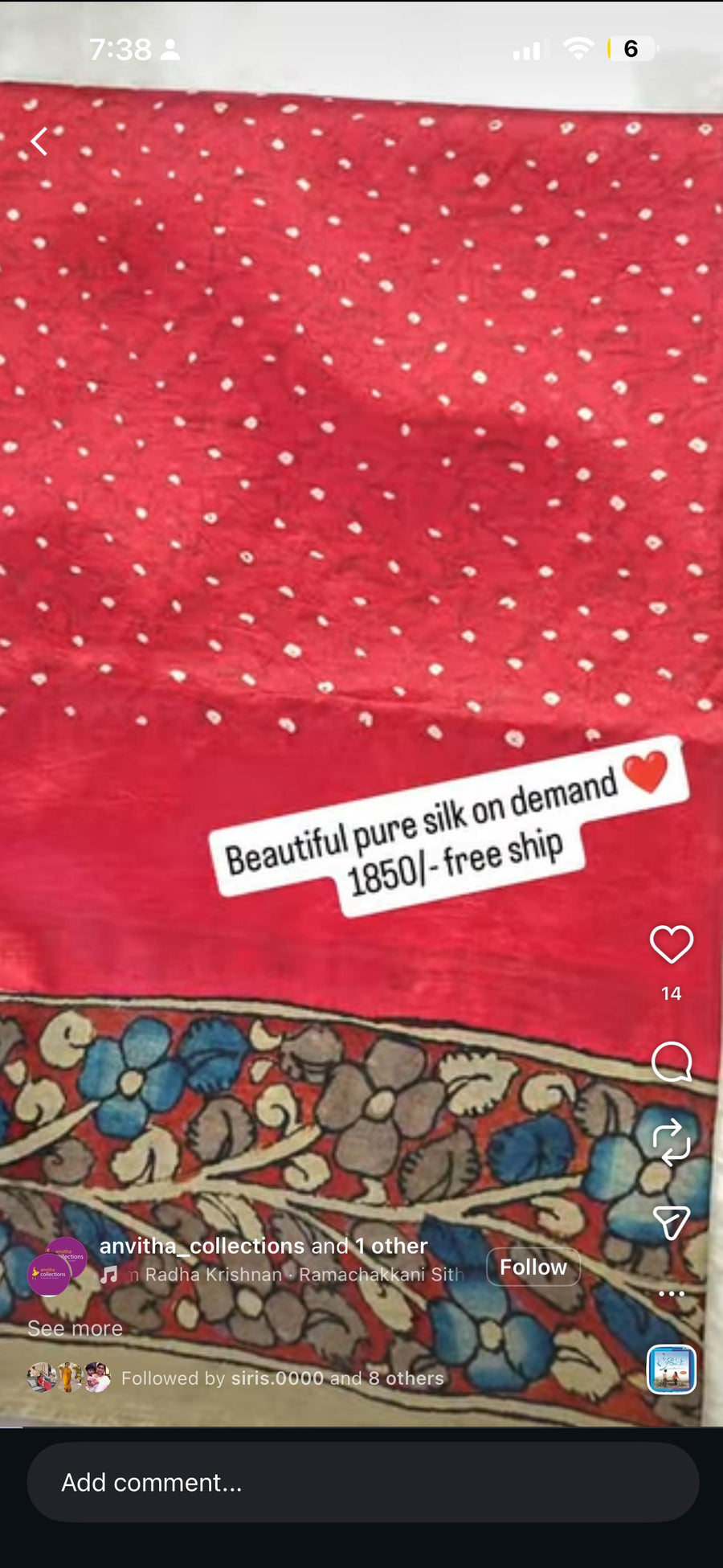 Banarasi Meenakari Saree