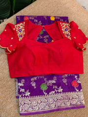 Banarasi Meenakari Saree