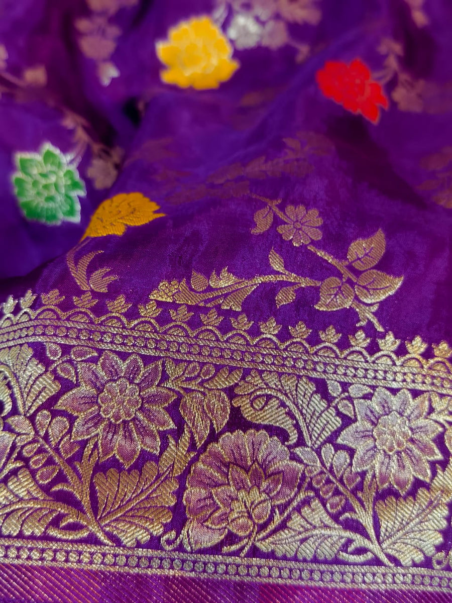 Banarasi Meenakari Saree