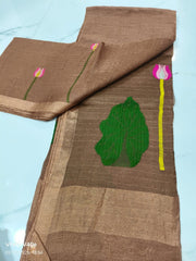 Pure Linen Jamdani
