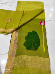 Pure Linen Jamdani