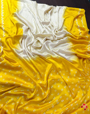 Viscose satin silk saree