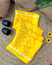 Viscose satin silk saree