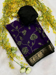 Soft dola silk saree