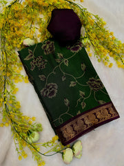 Soft dola silk saree