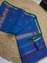 Pure Maheswari handloom Small border butti sarees