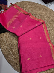 Pure Maheswari handloom Small border butti sarees