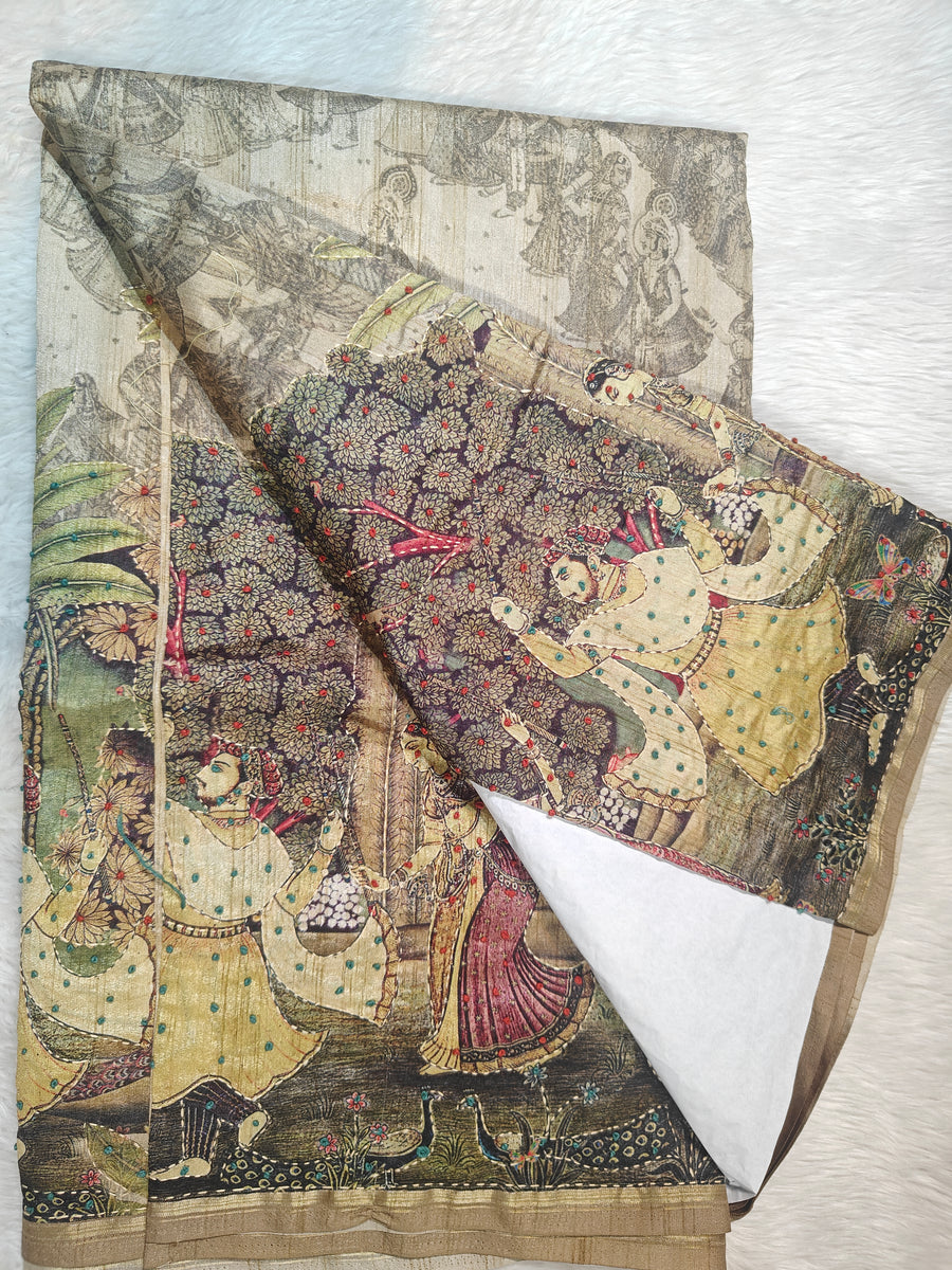 Beautiful Katha Work Sarees