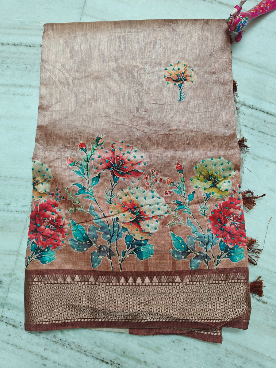 Katha work Sarees