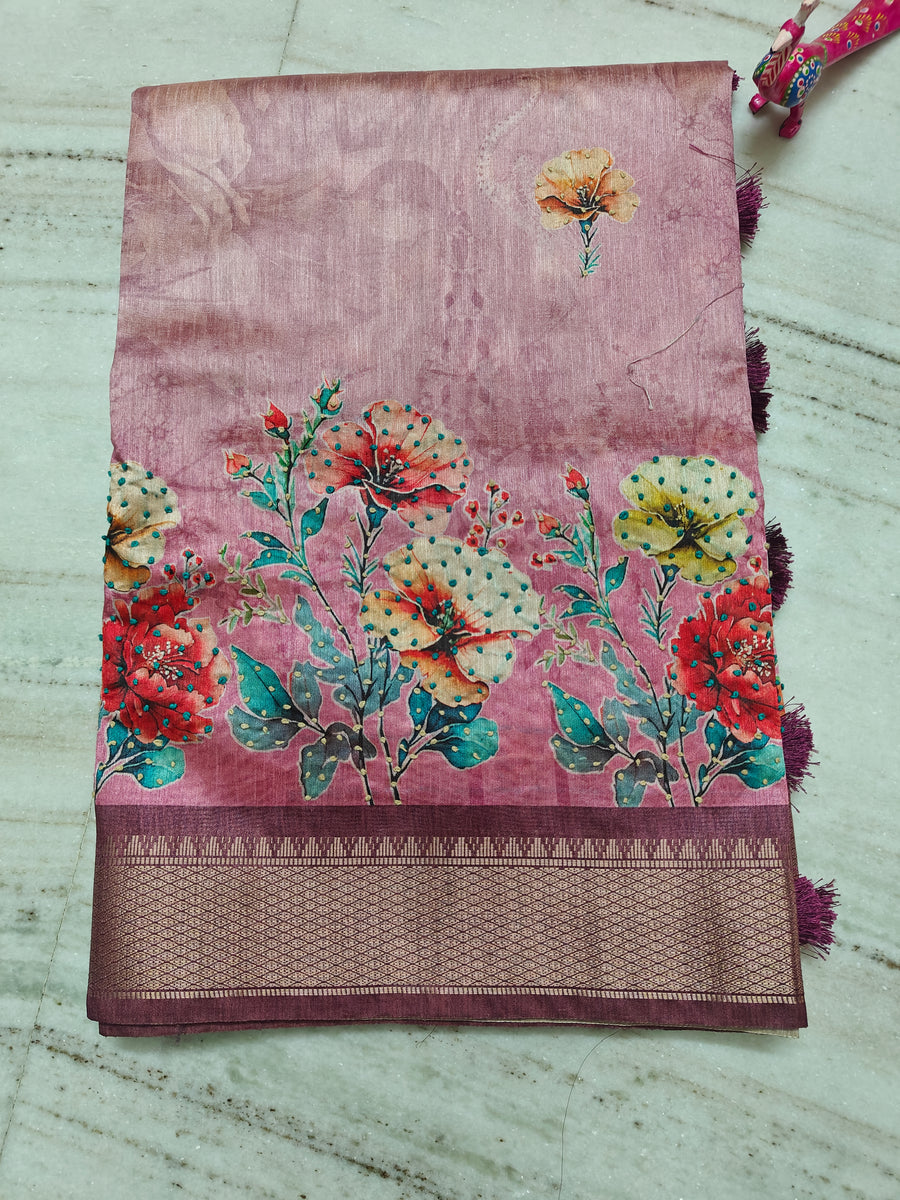 Katha work Sarees