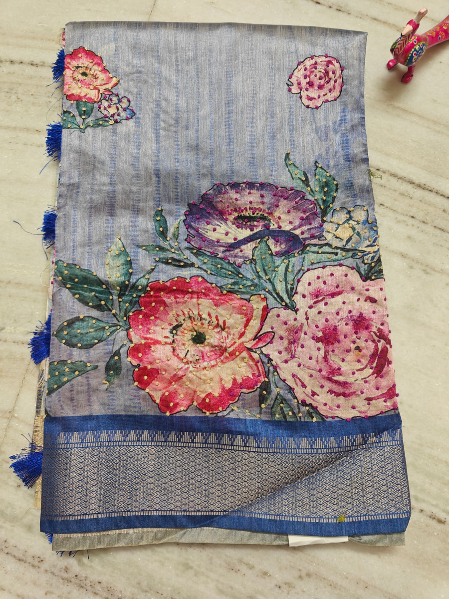 Katha work Sarees
