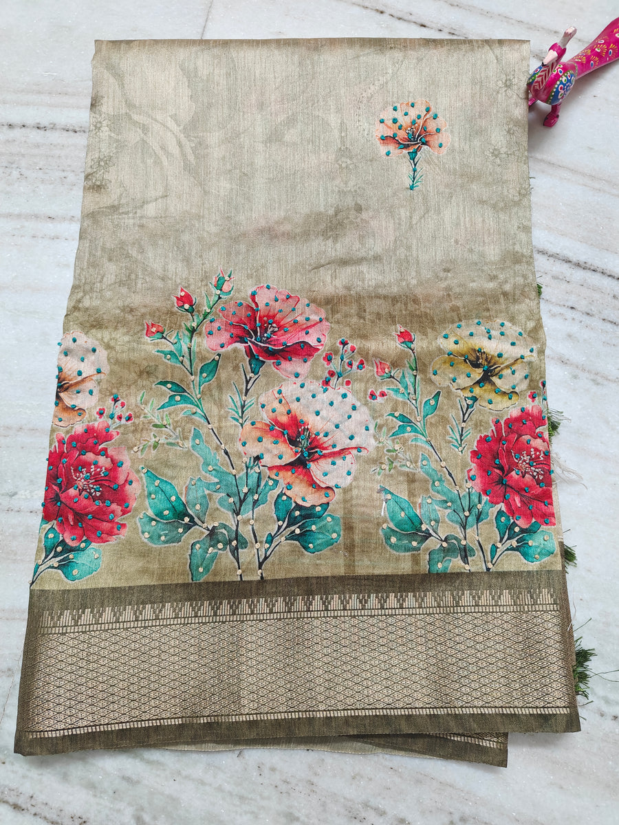 Katha work Sarees