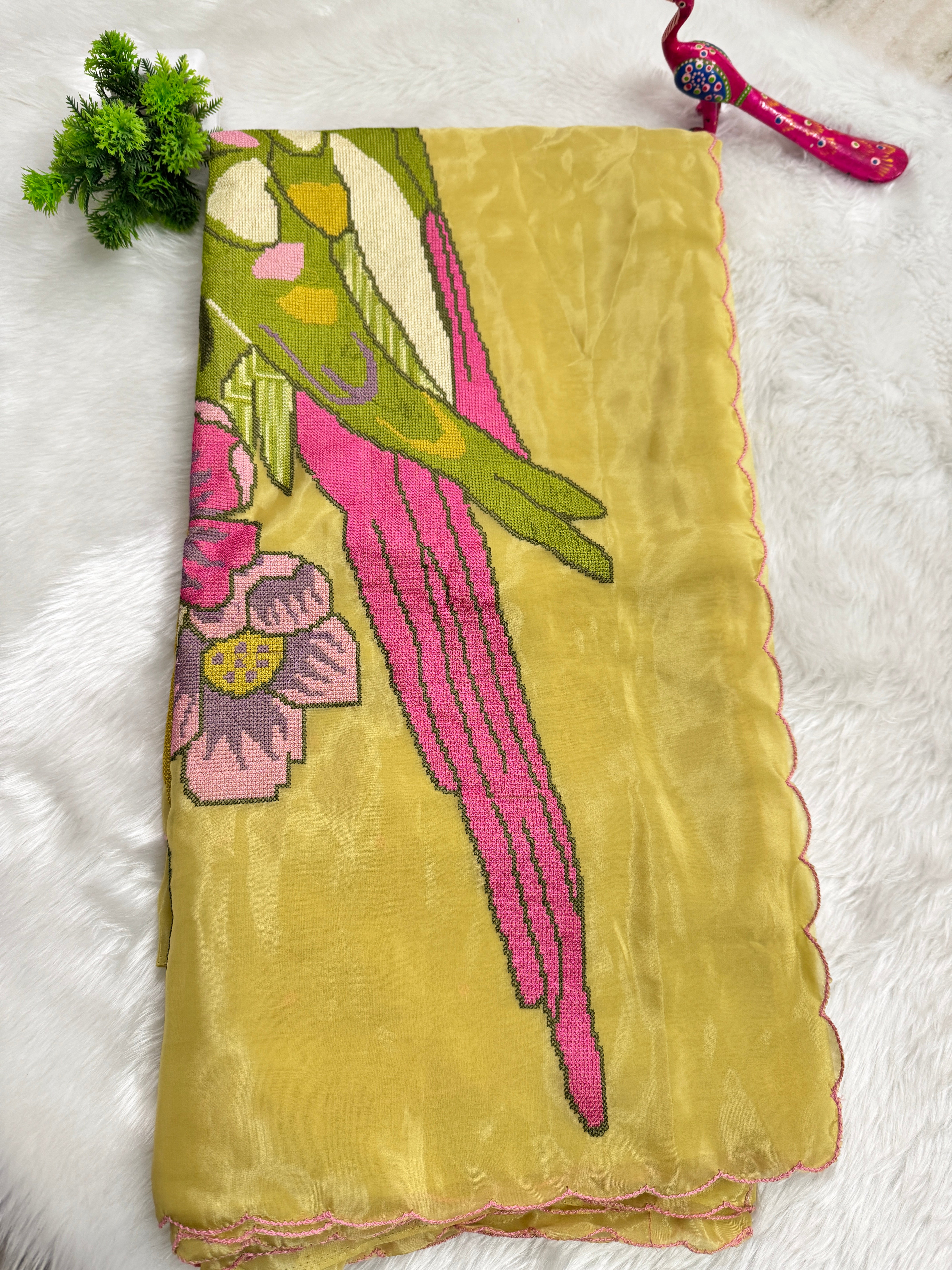 exquisite organza piece