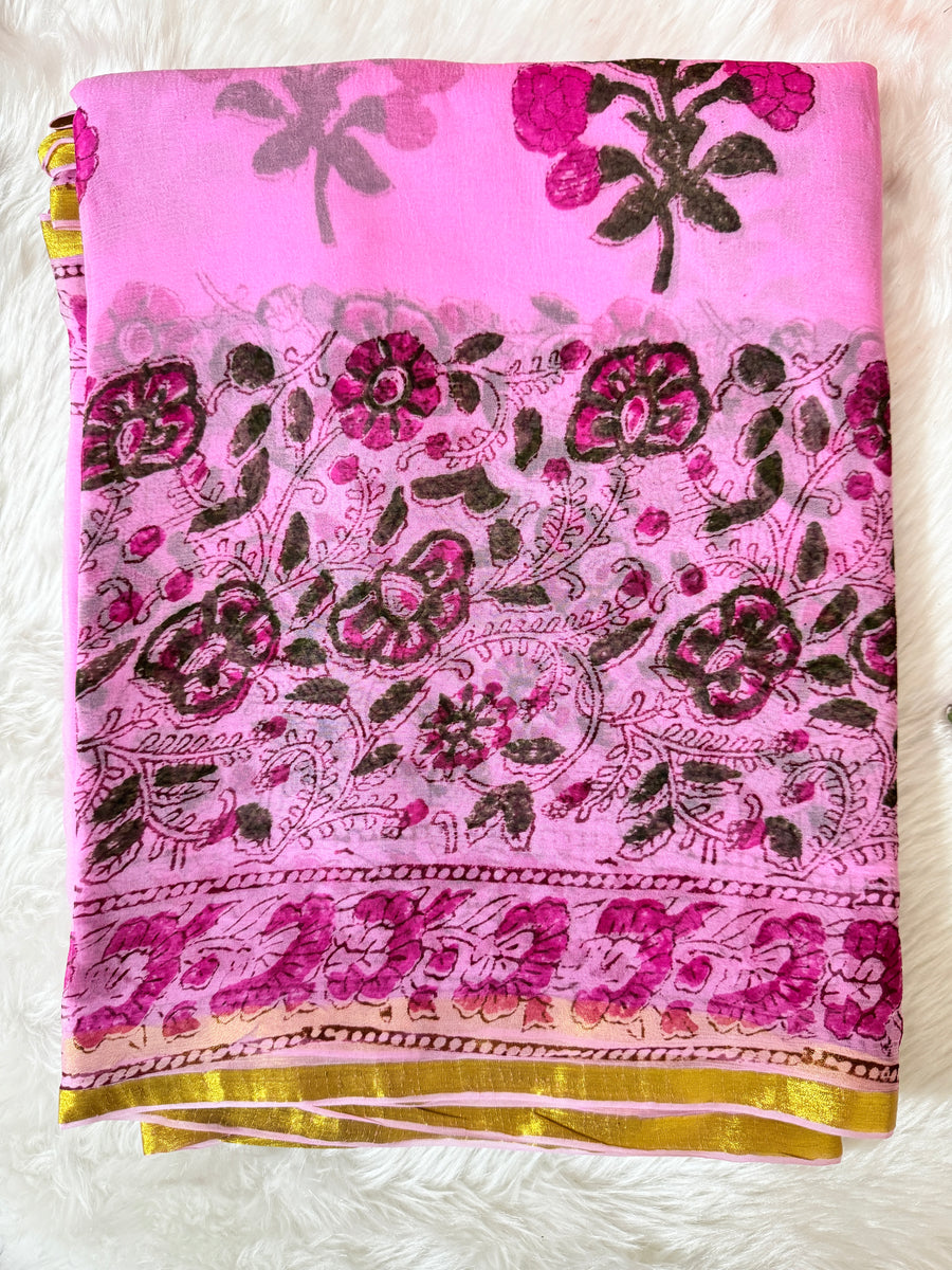 Pure Chiffon Sarees