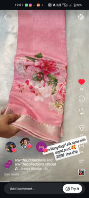 Mangalagiri Silk Digital Print
