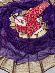 Viscose Georgette Saree - Anvitha Collections