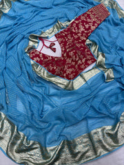Viscose Georgette Saree - Anvitha Collections