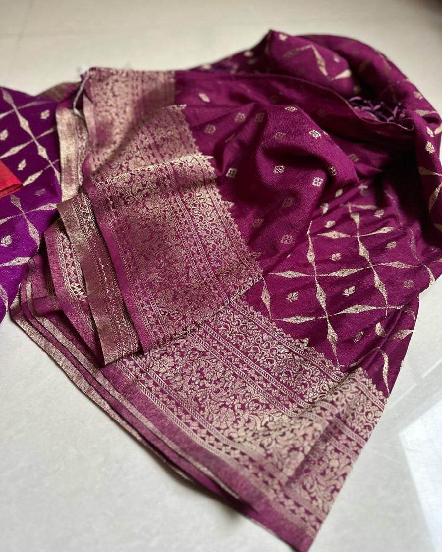 Banarsi Warmsilk Saree - Anvitha Collections