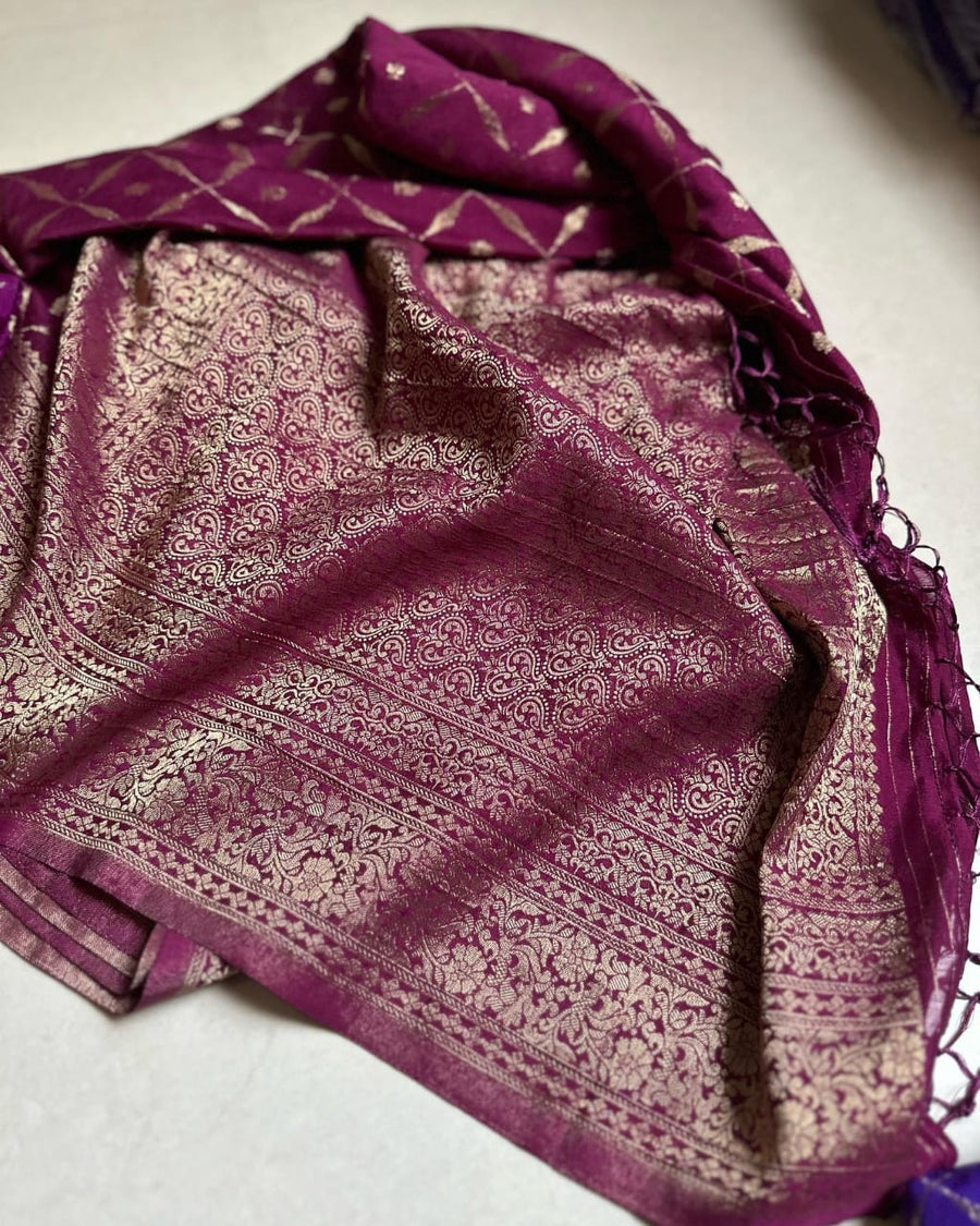 Banarsi Warmsilk Saree - Anvitha Collections