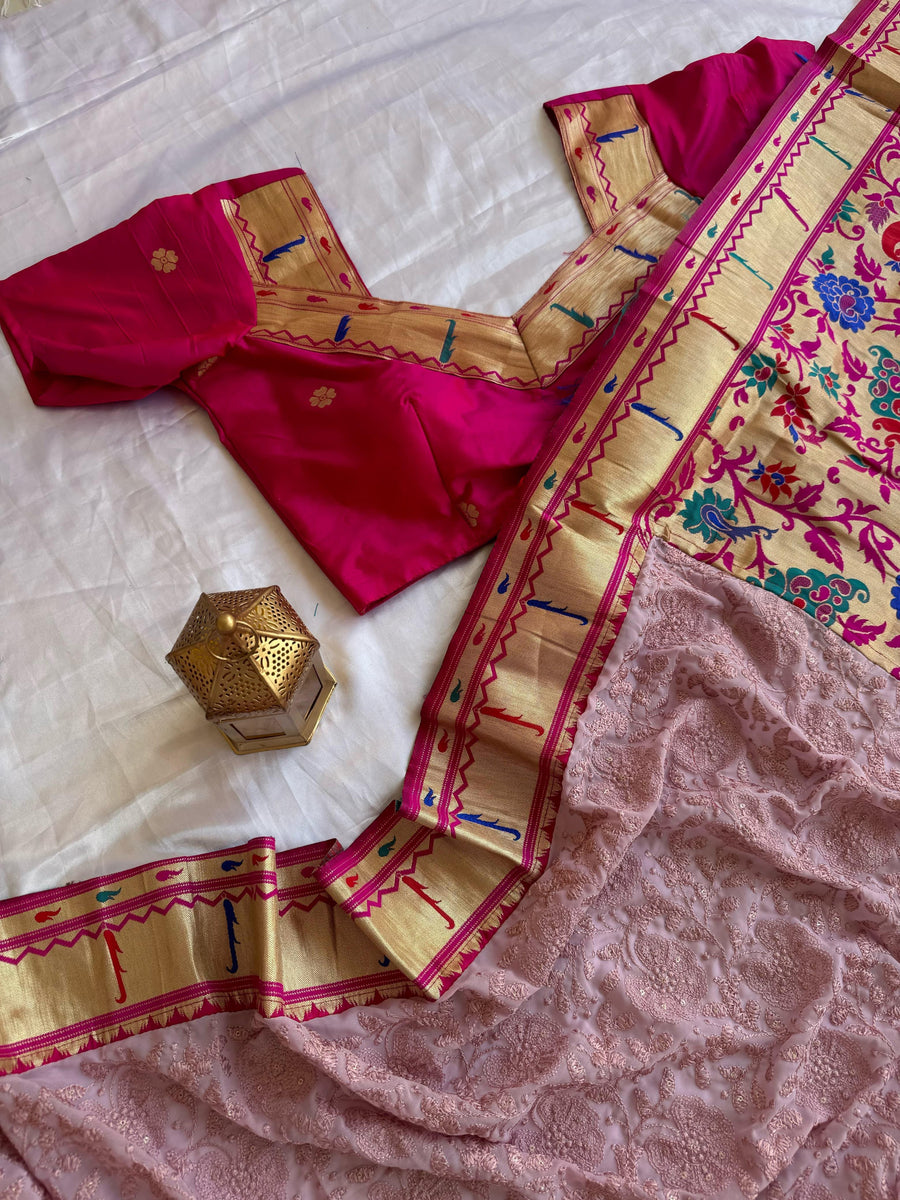 CHIKANKARI + PAITHANI