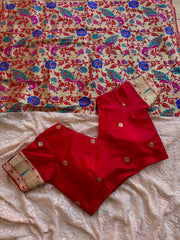 CHIKANKARI + PAITHANI - Anvitha Collections