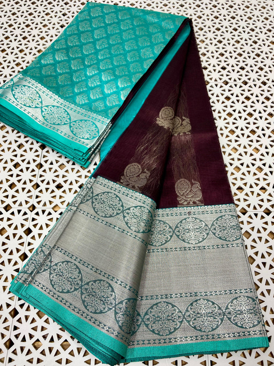 Mangalagiri handloom pattu sarees - Anvitha Collections