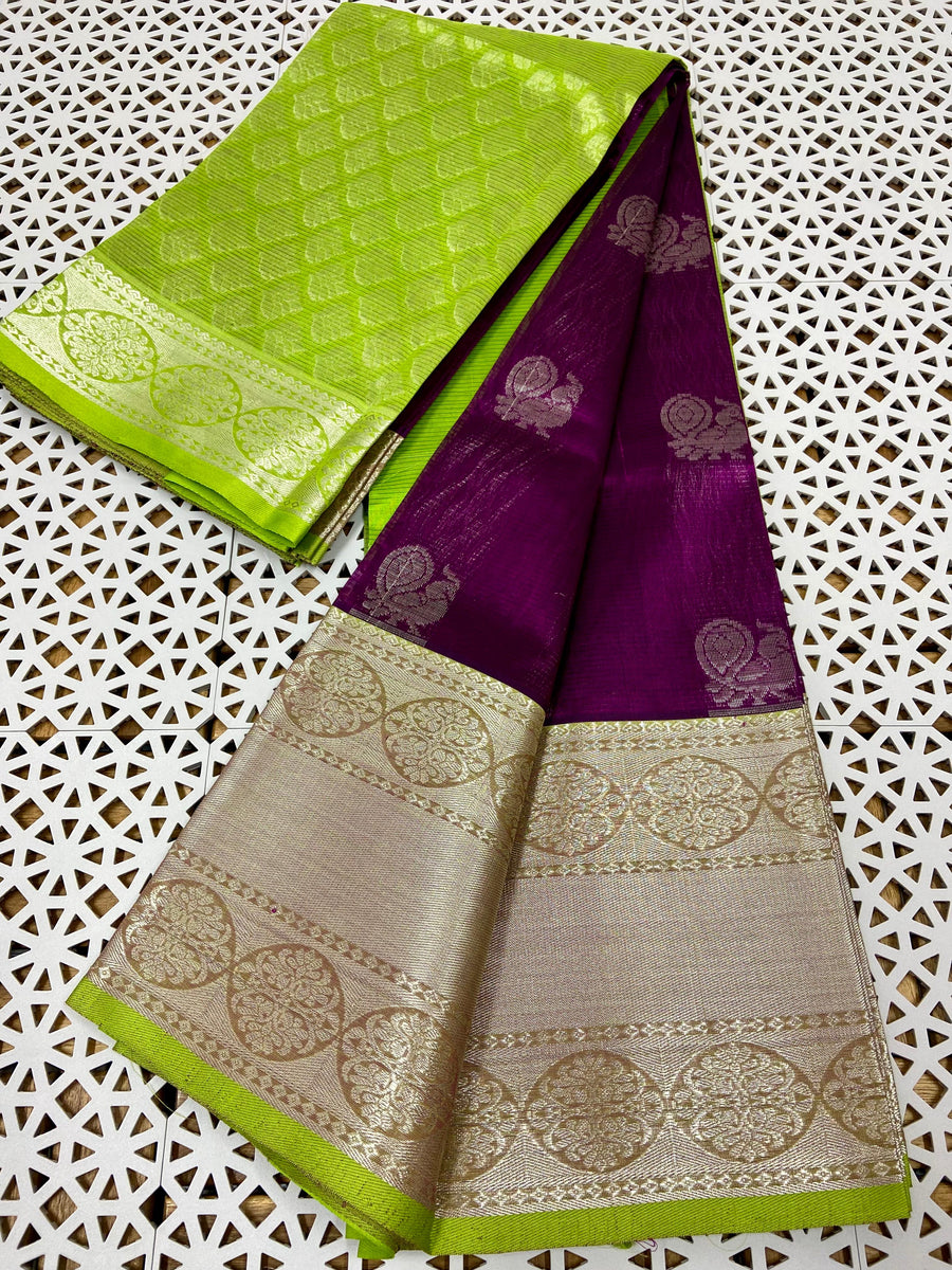 Mangalagiri handloom pattu sarees - Anvitha Collections