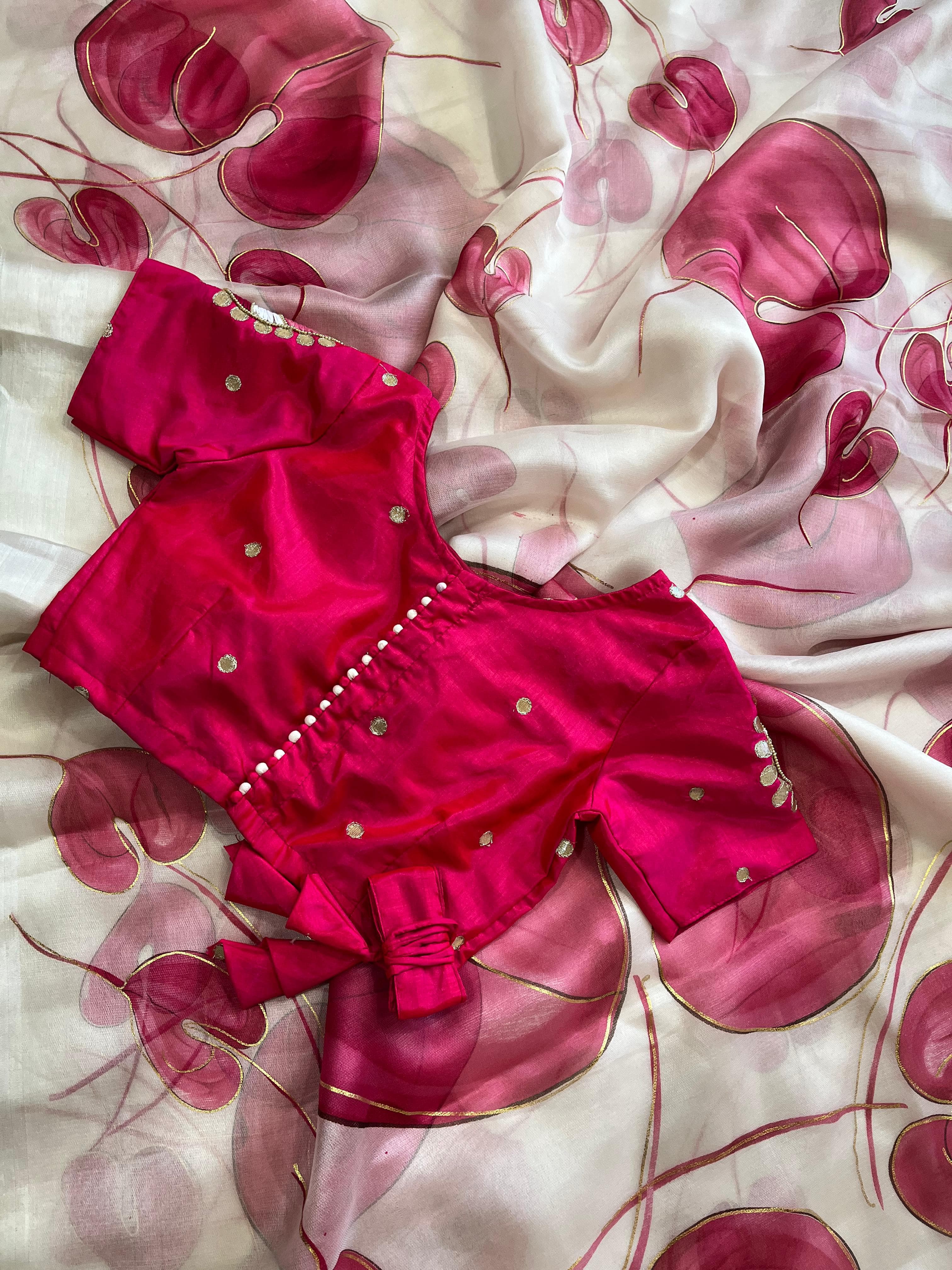 Organza Silk saree - Anvitha Collections
