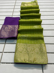 Pure Viscose Russian Dola saree - Anvitha Collections