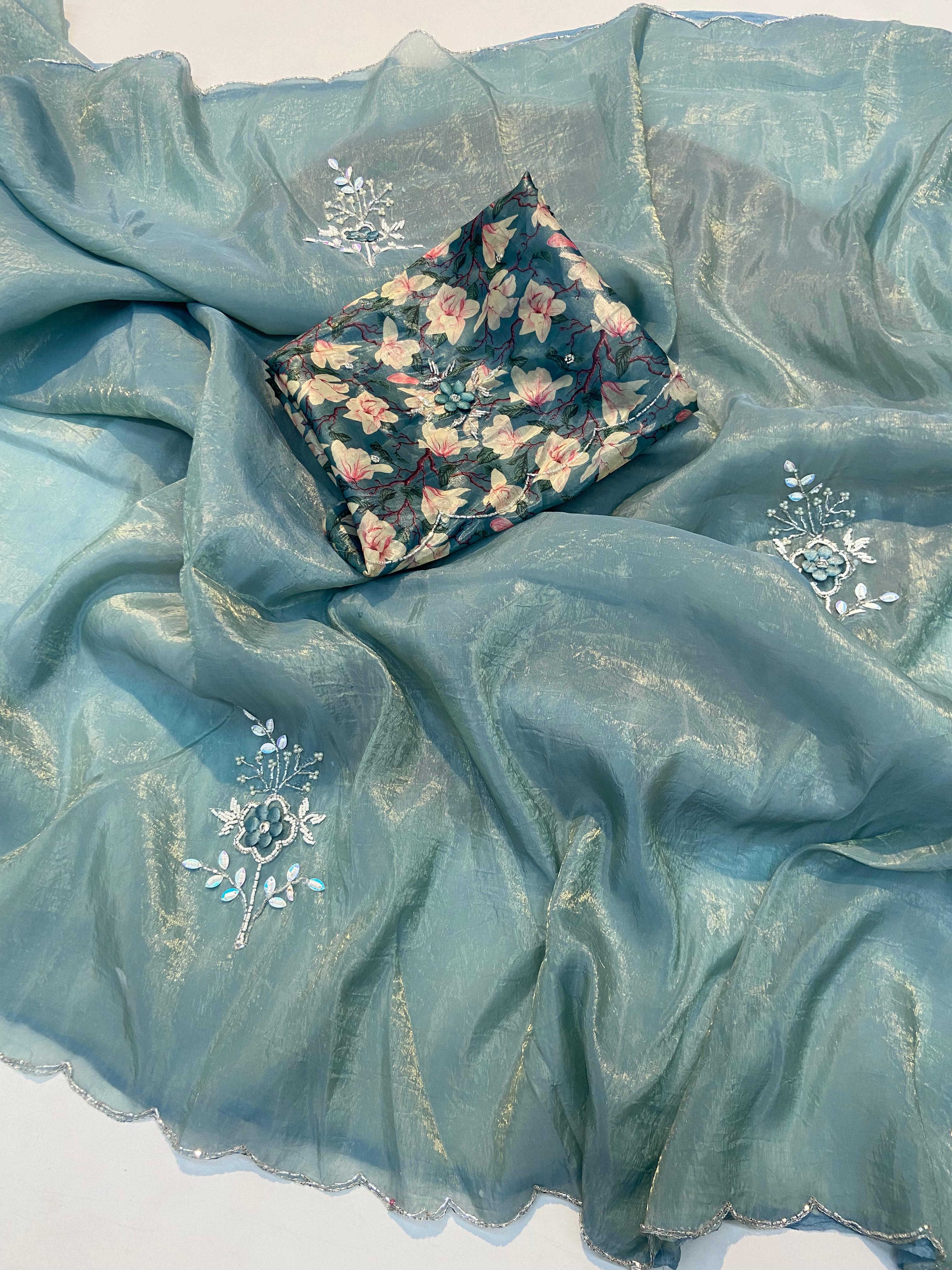 Glass Tissue Gold Crush - Anvitha Collections