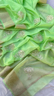 organza banarasi weaving - Anvitha Collections