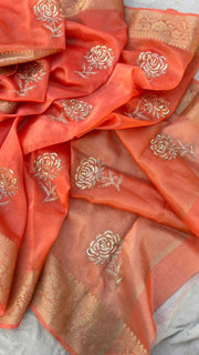 organza banarasi weaving - Anvitha Collections