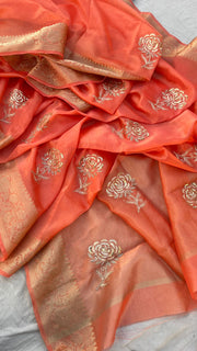 organza banarasi weaving - Anvitha Collections
