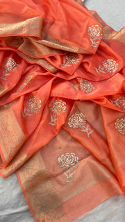 organza banarasi weaving