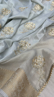 organza banarasi weaving